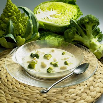 cauliflower and broccoli soup