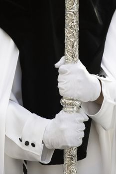 Detail from a Semana Santa (Holy Week) procession  in Andalusia, Spain.