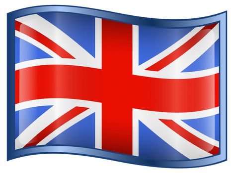 United Kingdom Flag Icon, isolated on white background