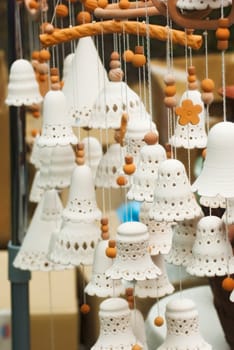 Clay products in the form of bells