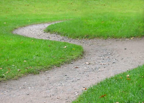 A path in a Japan garden