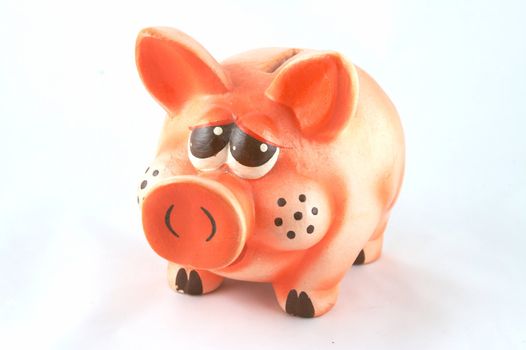  pig - a coin box in white background