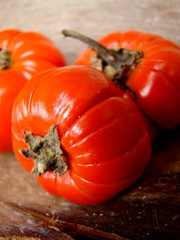 red baby pumpkin