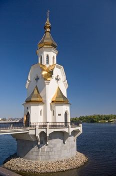 
Orthodox Church on the water, Kiev, Ukraine 