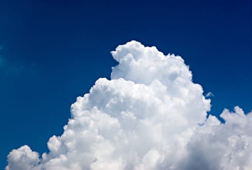 Blue sky with white clouds