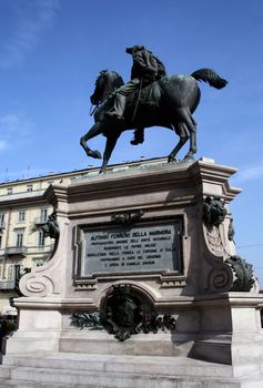 Monument to Alfonso La Marmora, Turin, Italy