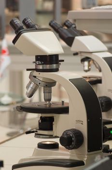 Microscope in a Laboratory