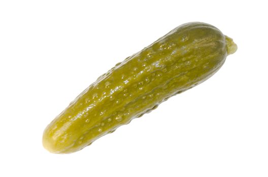 gherkin isolated on a white background