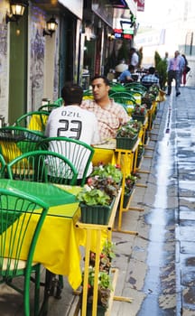 June 2011, Istanbul, Turkey, Pavement Cafe