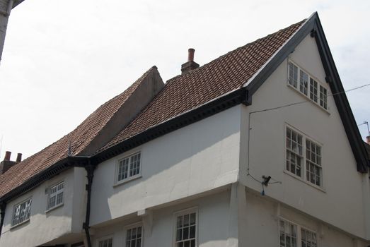 An Old Red Tiled House in a Yorkshire City