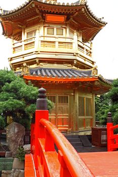 The Pavilion of Absolute Perfection in the Nan Lian Garden, Hong Kong. 