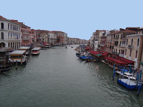 grand canal from Rialto bridge in Venice