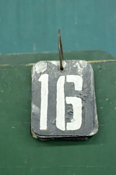 number tags plate for badminton games scores