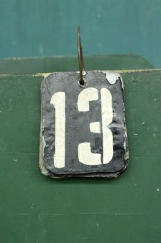 number tags plate for badminton games scores