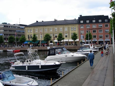 street view of arendal, norway. Please note: No negative use allowed.