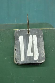 number tags plate for badminton games scores