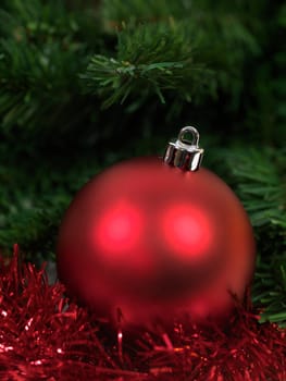 Christmas ornaments and items shot in studio