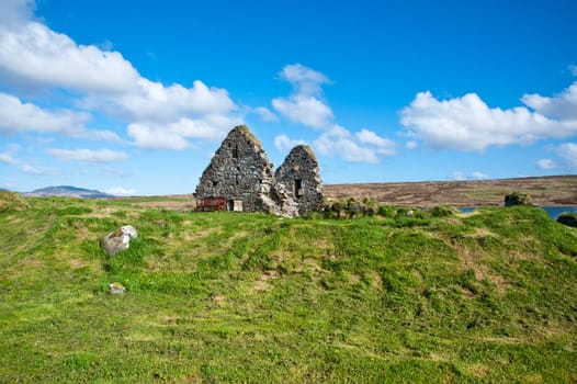 Eilean Mor Loch Finlaggan, ancient seat of the Lord of the Isles