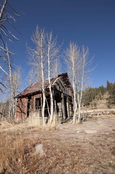 Old abandoned home shack