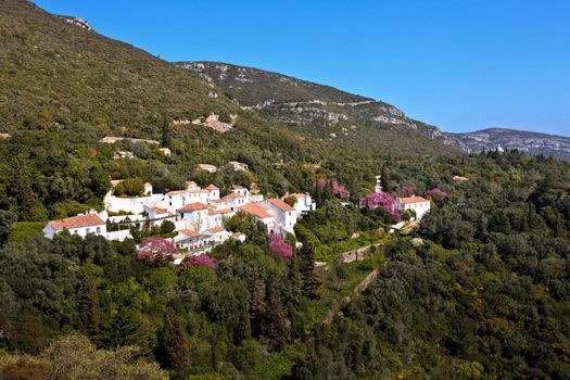 Cliff in the National Park of Arrabida.