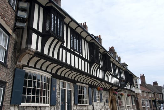 A Half Timbered Fifteenth Century Building in Yorkshire England