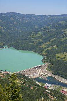 Hydroelectric Power Perucac Drina Dam Serbia