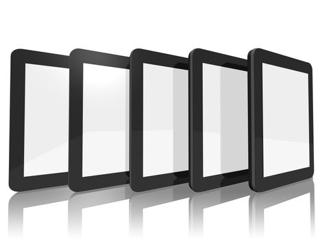 Group of Two Tablet Computers