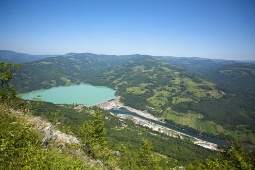 Hydroelectric Power Perucac Drina Dam Serbia