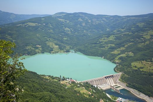 Hydroelectric Power Perucac Drina Dam Serbia