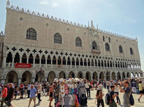 Doge palace on ST Mark square in Venice