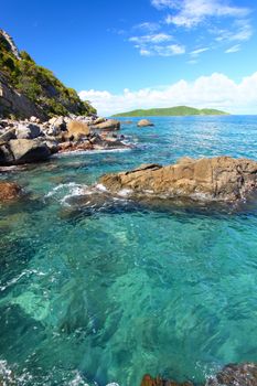 Amazing British Virgin Islands on a beautiful sunny day.