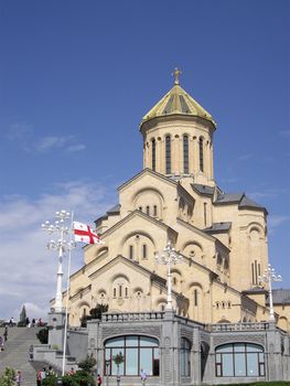 The St. Trinity Cathedral in Tbilisi, Georgia