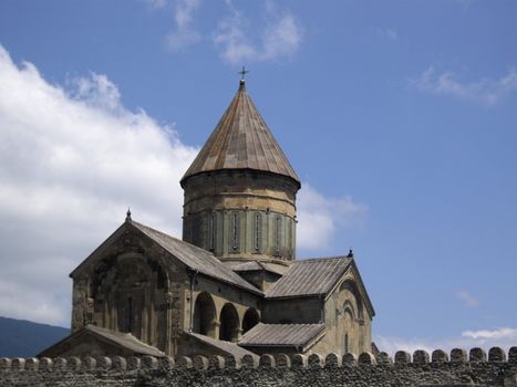 the Svetitshoveli Cathedral in Mcxeta, ancient capital of Georgia, one of the oldest orthodox church