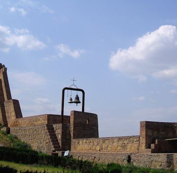 inside of Naricala Castle in Tbilisi