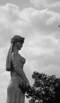 The monument to Georgia-Mother in Tbilisi