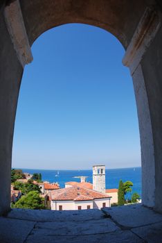View at Porec and Adriatic sea