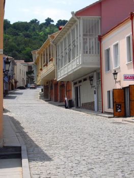 street in the downtown of Signagi