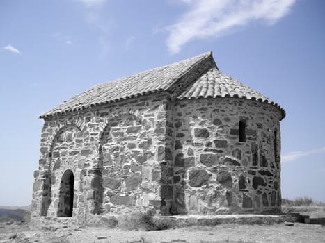 the church on the border of Georgia and Azerbaijan