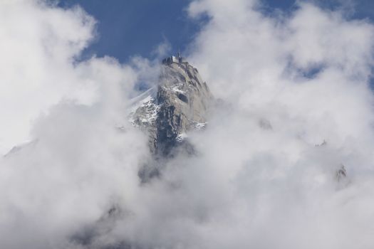 Aiguille du Midi mountain, France