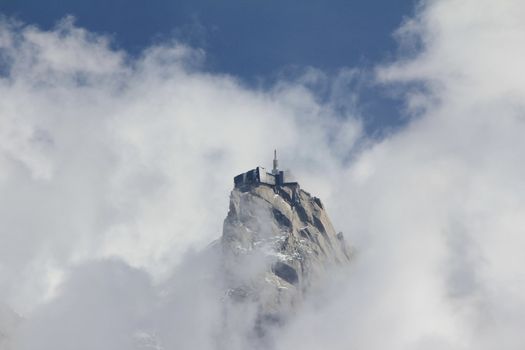 mountain Aiguille du Midi, France