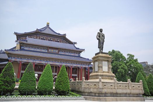 Sun Yat-sen Memorial Hall in Guangzhou, China 