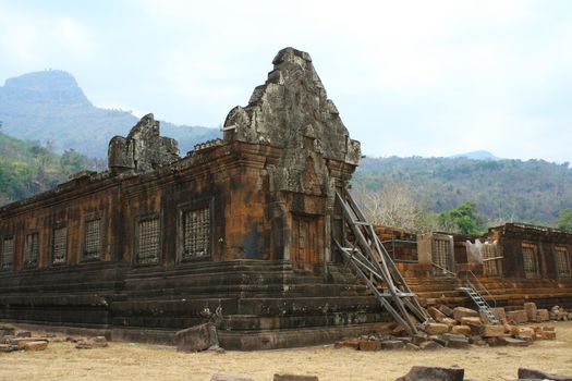 Wat Phu Khmer temple, Champasak, Laos