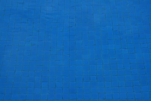 Pool with blue ceramic tiles