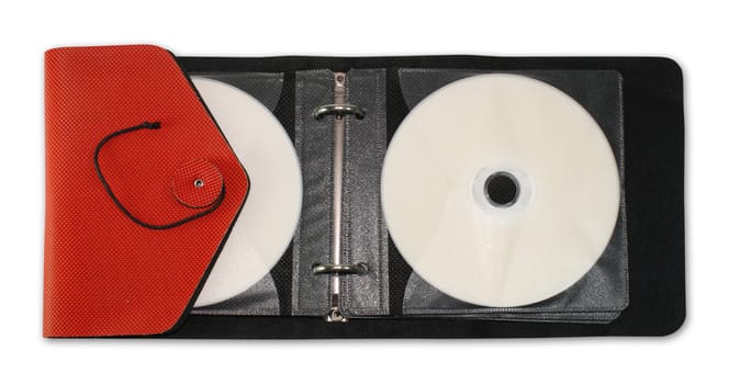 CD/DVD case on white background