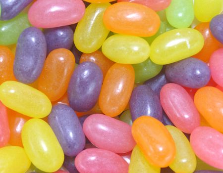 Jelly beans gummy candy snack