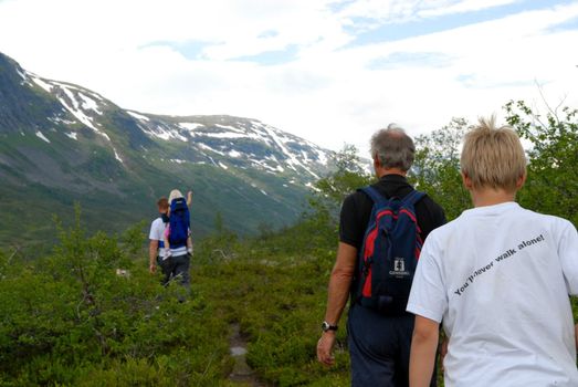 hiking in the wild. Please note: No negative use allowed.