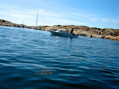 yacht in the sea. Please note: No negative use allowed.