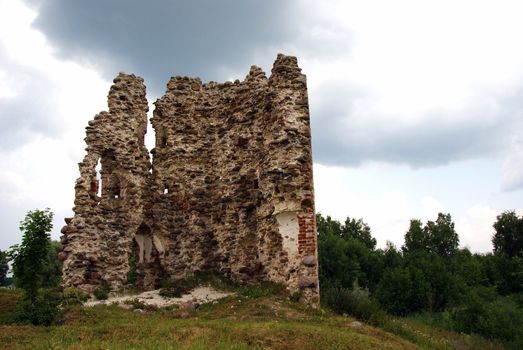  Estonia. Laiuse. Ruins of a castle . 15 century