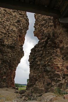  Estonia. Laiuse. Ruins of a castle . 15 century