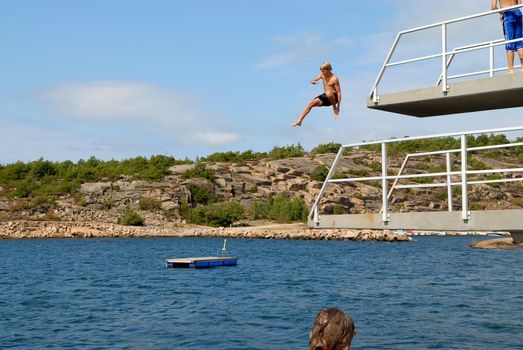 jump into the sea. Please note: No negative use allowed.